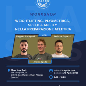 Workshop - Weightlifting, Plyometrics, Speed & Agility nella Preparazione Atletica