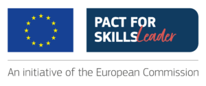 Logo Pact for Skills Leader, iniziativa della Commissione Europea di cui ITASCS è membro