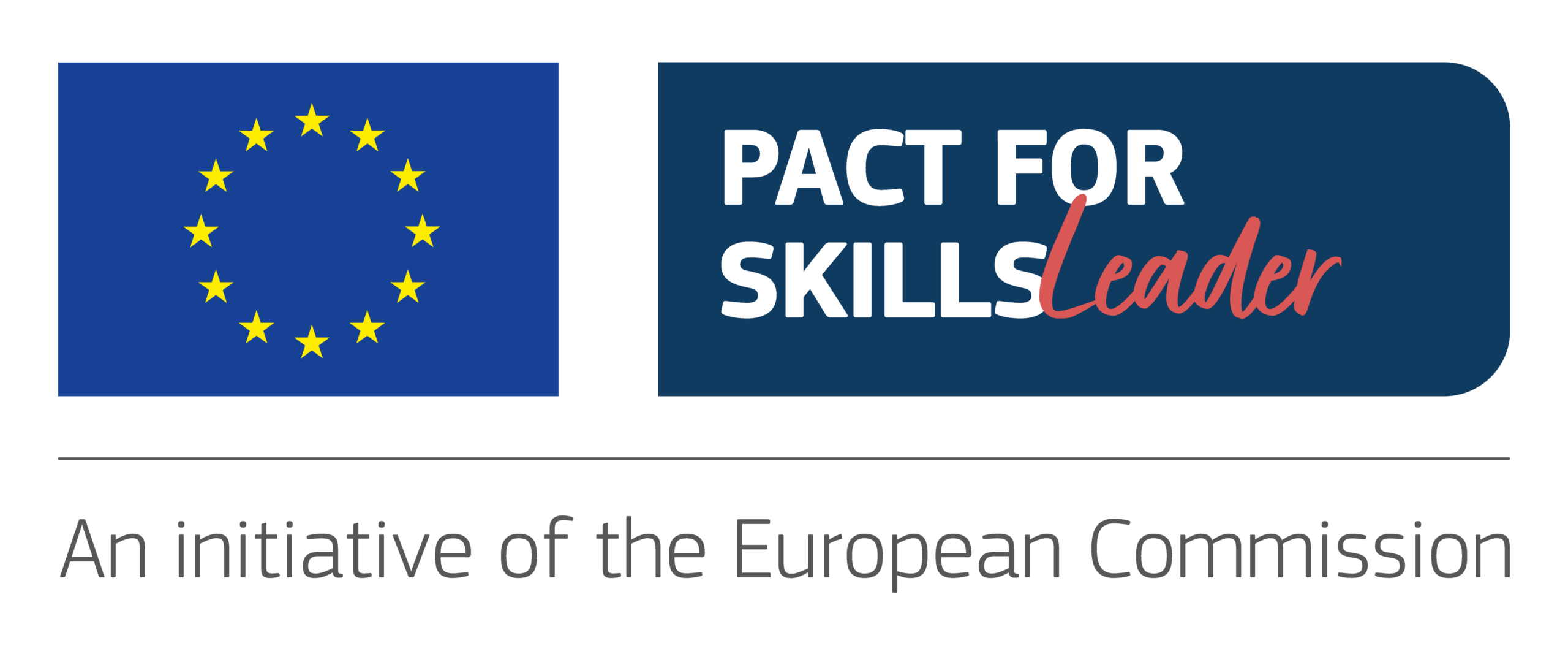 Logo Pact for Skills Leader, iniziativa della Commissione Europea di cui ITASCS è membro